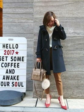 JUNKOさん（レディース・162cm）の冬コーディネート