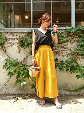 JUNKOさん（レディース・162cm）の夏コーディネート