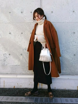 JUNKOさん(レディース・162cm)の冬コーディネート