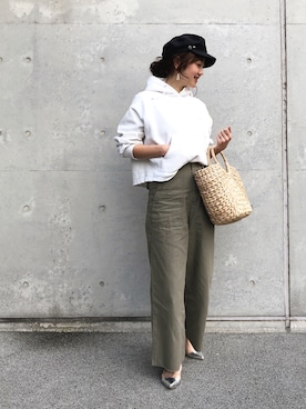 「Mathilda（マチルダ）のアイテム（パンプス）」を使った、JUNKOさん（レディース・162cm）の春コーディネート