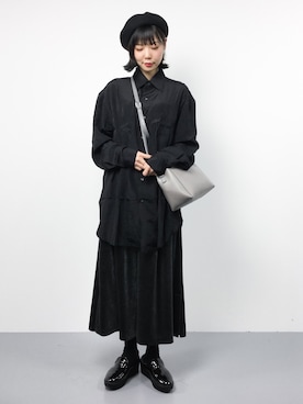 「unrelaxing（アンリラクシング）のアイテム」を使った、ambiさん（レディース・160cm）の冬コーディネート