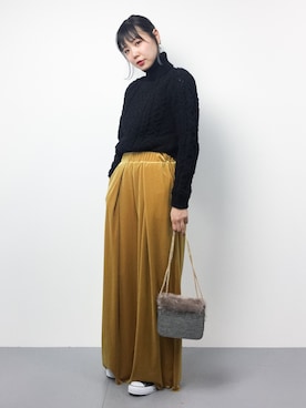 「FUDGE（ファッジ）のアイテム」を使った、ambiさん（レディース・160cm）の冬コーディネート