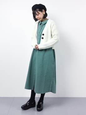 「La porte de demain（ラポルトドゥドゥマン）のアイテム」を使った、ambiさん（レディース・160cm）の冬コーディネート