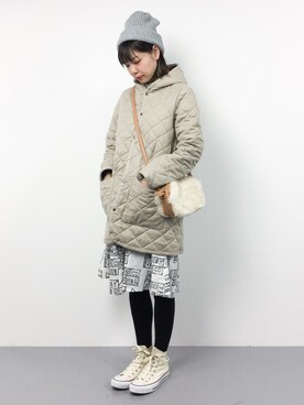 「LBC（エルビーシー）のアイテム（その他アウター）」を使った、ambiさん（レディース・160cm）の冬コーディネート