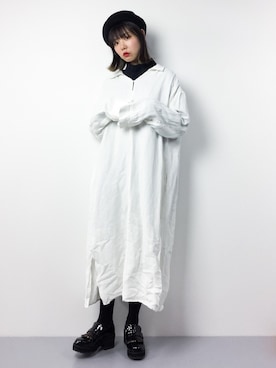 「Another Edition（アナザーエディション）のアイテム（ワンピース/ドレス）」を使った、ambiさん（レディース・160cm）の冬コーディネート