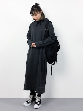 「JOURNAL STANDARD LUXE（ジャーナルスタンダード　ラックス）のアイテム（ワンピース/ドレス）」を使った、ambiさん（レディース・160cm）の冬コーディネート