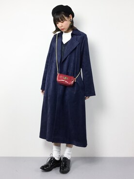 「DRWCYS（ドロシーズ）のアイテム（その他アウター）」を使った、ambiさん（レディース・160cm）の冬コーディネート