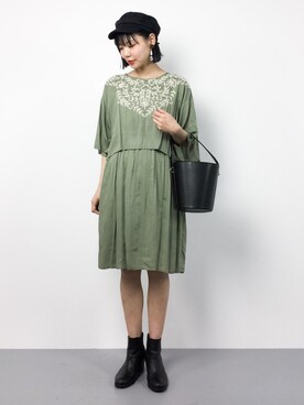 「AIC.（エーアイシー）のアイテム」を使った、ambiさん（レディース・160cm）の冬コーディネート