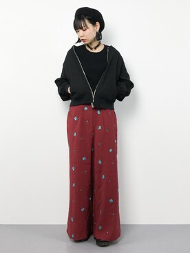 「AVAN LILY（アヴァンリリィ）のアイテム（ジャケット/アウター）」を使った、ambiさん（レディース・160cm）の冬コーディネート
