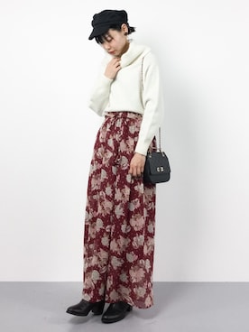 「THE IRON（アイロン）のアイテム」を使った、ambiさん（レディース・160cm）の冬コーディネート