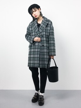 「CLANE（クラネ）のアイテム（その他アウター）」を使った、ambiさん（レディース・160cm）の春コーディネート