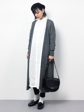 「JOURNAL STANDARD LUXE（ジャーナルスタンダード　ラックス）のアイテム（シャツワンピース）」を使った、ambiさん（レディース・160cm）の春コーディネート