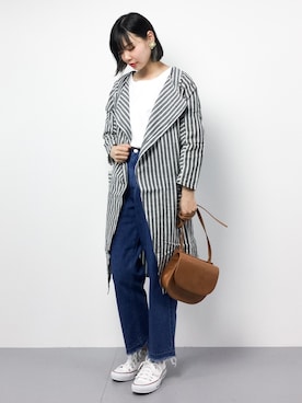 「Settimissimo（セッティミッシモ）のアイテム（テーラードジャケット）」を使った、ambiさん（レディース・160cm）の春コーディネート