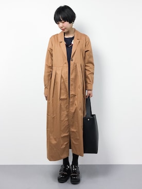 「Factor=（ファクターイコール）のアイテム（ジャケット/アウター）」を使った、ambiさん（レディース・160cm）の春コーディネート