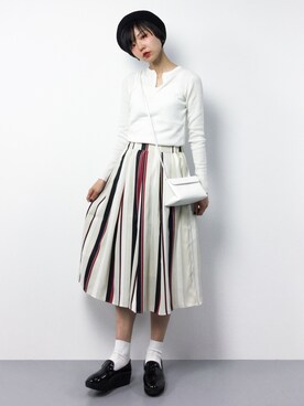 「LIFE's（ライフズ）のアイテム（トップス）」を使った、ambiさん（レディース・160cm）の春コーディネート