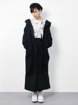 「FRAPBOIS（フラボア）のアイテム（その他アウター）」を使った、ambiさん（レディース・160cm）の春コーディネート