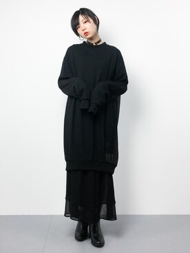 「Ameri（アメリ）のアイテム（トップス）」を使った、ambiさん（レディース・160cm）の春コーディネート