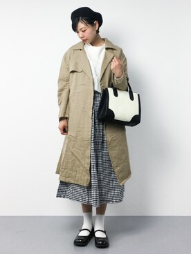 「Samansa Mos2（サマンサ モスモス）のアイテム（ジャケット/アウター）」を使った、ambiさん（レディース・160cm）の春コーディネート