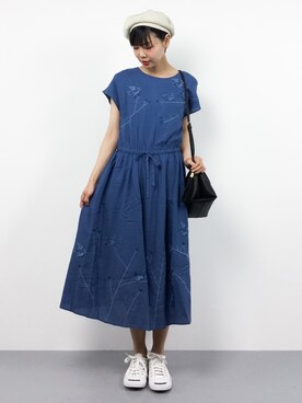 「eiπe （イーペ）のアイテム（ワンピース/ドレス）」を使った、ambiさん（レディース・160cm）の春コーディネート