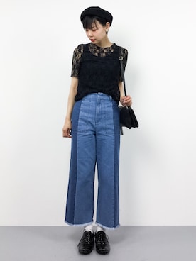 「BEAU'RE SECOND（ビュレセカンド）のアイテム」を使った、ambiさん（レディース・160cm）の春コーディネート