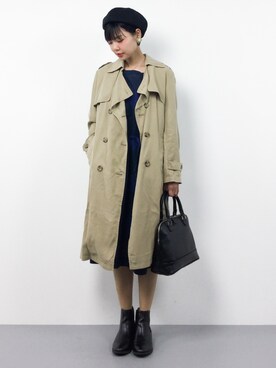 「adonis green（アドニスグリーン）のアイテム」を使った、ambiさん（レディース・160cm）の春コーディネート