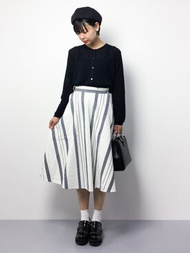 「MOUSSY（マウジー）のHOOP SQUARE BAG（ショルダーバッグ）」を使った、ambiさん（レディース・160cm）の春コーディネート