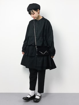 「Kastane」｜「アイテム（シャツワンピース）」を使った、ambiさん（レディース・160cm）の夏コーディネート