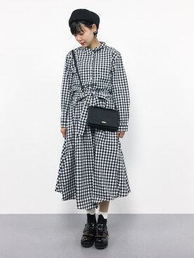「haco!（ハコ）のアイテム（シャツワンピース）」を使った、ambiさん（レディース・160cm）の夏コーディネート