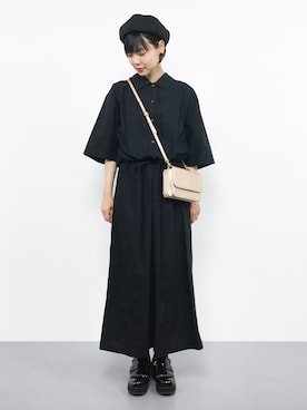 「UNITED ARROWS（ユナイテッドアローズ）のアイテム（オールインワン・サロペット）」を使った、ambiさん（レディース・160cm）の夏コーディネート