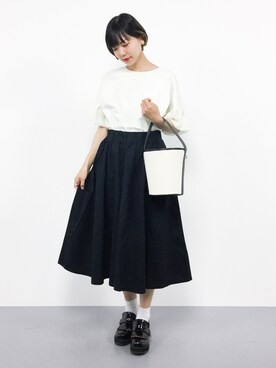 「Te chichi TERRASSE（テチチテラス）のアイテム」を使った、ambiさん（レディース・160cm）の夏コーディネート