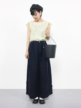 「Te chichi（テチチ）のアイテム」を使った、ambiさん（レディース・160cm）の夏コーディネート