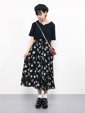 「31 Sons de mode（トランテアン　ソン　ドゥ　モード）のアイテム」を使った、ambiさん（レディース・160cm）の夏コーディネート