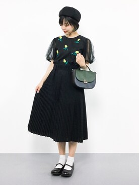 「URBAN RESEARCH（アーバンリサーチ）の【WEB限定】ラウンドスクエアショルダー（ショルダーバッグ）」を使った、ambiさん（レディース・160cm）の夏コーディネート