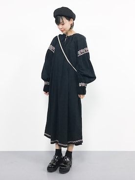 「Another Edition（アナザーエディション）のアイテム（ワンピース/ドレス）」を使った、ambiさん（レディース・160cm）の夏コーディネート