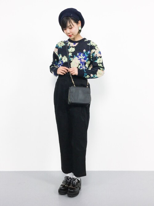 スタジオ ペチュランス スマート 花 柄 ニット コーデ 評価する 溶接 試験