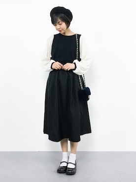 「VOLA（ボラ）のアイテム」を使った、ambiさん（レディース・160cm）の秋コーディネート