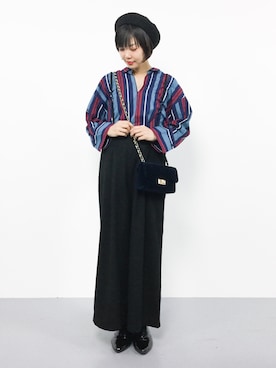 「VOLA（ボラ）のアイテム」を使った、ambiさん（レディース・160cm）の秋コーディネート