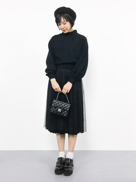 「Banner Barrett（バナーバレット）のアイテム（スウェット）」を使った、ambiさん（レディース・160cm）の秋コーディネート