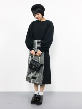 UNITED TOKYO ジャガードラップスカート