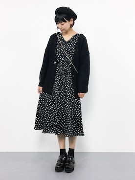「Two Faces（トゥーフェイシーズ）のアイテム（ワンピース/ドレス）」を使った、ambiさん（レディース・160cm）の秋コーディネート