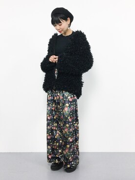 「chuu（チュー）のアイテム（ジャケット/アウター）」を使った、ambiさん（レディース・160cm）の秋コーディネート