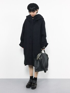 「antiqua（アンティカ）のアイテム（その他アウター）」を使った、ambiさん（レディース・160cm）の秋コーディネート