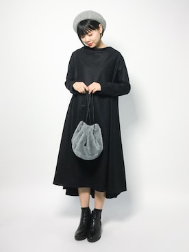 「reca（レカ）のアイテム（帽子）」を使った、ambiさん（レディース・160cm）の秋コーディネート
