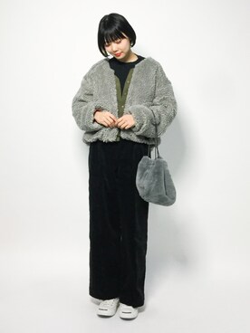 「reca（レカ）のアイテム（ブルゾン）」を使った、ambiさん（レディース・160cm）の秋コーディネート