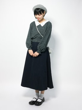 「reca（レカ）のアイテム（帽子）」を使った、ambiさん（レディース・160cm）の秋コーディネート