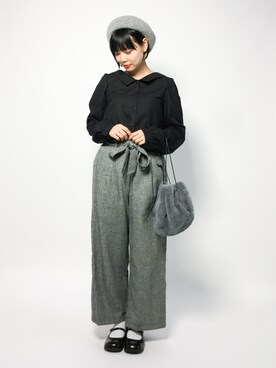 「reca（レカ）のアイテム（帽子）」を使った、ambiさん（レディース・160cm）の秋コーディネート