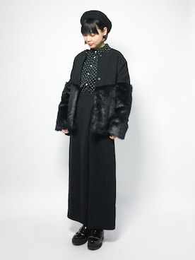 「notch.（ノッチ）のアイテム（その他アウター）」を使った、ambiさん（レディース・160cm）の秋コーディネート