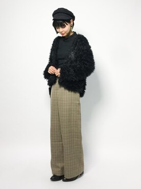 「Honeys（ハニーズ）のアイテム（その他アウター）」を使った、ambiさん（レディース・160cm）の秋コーディネート