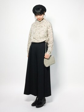 「31 Sons de mode（トランテアン　ソン　ドゥ　モード）のアイテム（パンツ）」を使った、ambiさん（レディース・160cm）の秋コーディネート