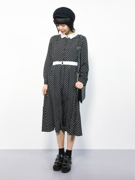 「RACAL（ラカル）のアイテム」を使った、ambiさん（レディース・160cm）の冬コーディネート